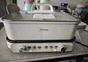美的（Midea）電火鍋鴛鴦鍋烤肉鍋火鍋專(zhuān)用鍋0氟涂層超薄速沸電火鍋多功能鍋料理鍋分體式6.5L多用途鍋DLS3322R2 曬單實(shí)拍圖