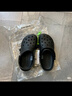 CROCS卡駱馳洞洞鞋貝雅洞洞鞋輕便運動(dòng)鞋耐磨一腳蹬拖鞋休閑鞋|10126 黑色-001 37 /38(230mm) 曬單實(shí)拍圖