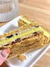 另善堂拿破侖蛋糕胖東來(lái)同款高品質(zhì)整箱千層糕點(diǎn)新鮮蛋糕休閑奶油甜品 原味奶油蛋糕 一小盒3塊135克【試吃不夠吃】 曬單實(shí)拍圖