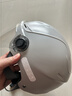 特大號夏季電動(dòng)車(chē)頭盔男生加大碼65XL四季大號80半盔超大頭圍70cm 6XL-加大碼【透明長(cháng)鏡】灰色 曬單實(shí)拍圖