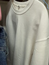 優(yōu)衣庫男裝女裝衛衣/長(cháng)袖運動(dòng)衫482308 479797 475377 482308/01乳白色 M 曬單實(shí)拍圖