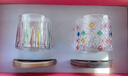 物?。╓OOCH）結婚禮物彩繪旋轉玻璃杯套裝高顏值杯子一對禮盒裝生日喬遷伴手禮 曬單實(shí)拍圖