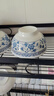傳旗碗陶瓷碗泡面碗湯碗大碗飯碗家用釉下彩餐具碗盤(pán)6英寸4只 青花瓷 曬單實(shí)拍圖