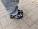 探路者（TOREAD）旗艦 兒童運動(dòng)鞋男女中大童鞋秋冬季款防滑紐扣跑鞋 黑色灰色 33 曬單實(shí)拍圖