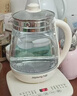 九陽(yáng)（Joyoung）0膠水養生壺 1.5L煮茶器 玻璃花茶壺 316不銹鋼燒水壺電熱水壺 WY301 曬單實(shí)拍圖
