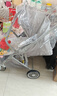 冶芷 嬰兒車(chē)防雨罩防風(fēng)罩推車(chē)雨披雨衣罩傘車(chē)遮雨罩嬰兒車(chē)擋風(fēng)防飛沫 嬰兒車(chē)通用型【U型窗口款中號】 曬單實(shí)拍圖