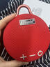 ESSONIO意大利品牌【隨身攜帶】防水無(wú)線(xiàn)藍牙音響戶(hù)外便攜插卡家用大功率高音質(zhì)低音炮立體音小型音箱新款 新潮紅【編織耐造+IPX7級防水】 曬單實(shí)拍圖