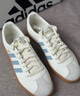 adidas「T頭鞋」VL COURT 2.0復古休閑板鞋德訓鞋阿迪達斯輕運動(dòng)   漢玉白/藍色/金色 (推薦女生買(mǎi)小半碼)   37 曬單實(shí)拍圖