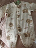 婧麒（JOYNCLEON）新生嬰兒衣服寶寶連體衣純棉夾棉加厚哈衣爬服冬裝 Jlt200683 曬單實(shí)拍圖