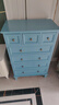 愛(ài)迪威五斗柜實(shí)木特價(jià)清倉臥室抽屜儲物柜客廳收納柜子家用五斗櫥斗柜 60cm長(cháng)5層灰藍色--整裝送貨 整裝 曬單實(shí)拍圖
