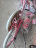 永久兒童自行車(chē)3-8歲小孩腳踏單車(chē)寶寶中大童女孩公主款童車(chē) 【升級-白胎】小貓粉+護具禮包 18寸 曬單實(shí)拍圖