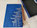 木雷定制故宮文創(chuàng  )筆記本禮盒套裝本子筆書(shū)簽u盤(pán)刻字印logo國潮印圖案公司學(xué)校宣傳紀念禮品定做伴手禮 霧霾藍【檀木筆禮盒】 曬單實(shí)拍圖