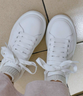 百麗厚底云朵小白鞋女商場(chǎng)撞色板鞋Z2U1DCM5 靜謐白-經(jīng)典款 37 曬單實(shí)拍圖