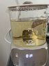 蘇泊爾（SUPOR）全玻璃養生壺 煮茶壺1L迷你養生杯煮茶器花茶壺 恒溫壺 母嬰級 保溫燒水壺0膠水 SW-10Y08QA 曬單實(shí)拍圖
