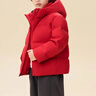 雪中飛2025新款兒童羽絨服休閑外套可愛(ài)時(shí)尚童裝百搭童衣外套 紅色|1235 140 /64 曬單實(shí)拍圖