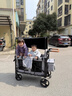 EVANGELINE雙胞胎嬰兒推車(chē)bebepram兩座兒童戶(hù)外可全躺露營(yíng)嬰兒車(chē)二胎嬰兒車(chē) 極地灰 曬單實(shí)拍圖
