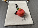 慕思語(yǔ)（MUSIYU）手工木雕蘋(píng)果汽車(chē)鑰匙扣掛件包包背包書(shū)包包掛飾男女小飾品禮物 木雕小蘋(píng)果-平安款  A11-103 曬單實(shí)拍圖
