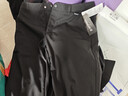 探路者（TOREAD）軟殼褲高彈舒適抗靜電防潑水褲子戶(hù)外運動(dòng)徒步男士運動(dòng)褲大牌奧萊 黑色 XL 曬單實(shí)拍圖