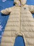 巴拉巴拉童裝嬰兒羽絨服寶寶輕薄連體衣抱衣爬服兒童冬裝男童女童可愛(ài)萌趣 黃色小翅膀造型-白鴨絨 73 cm-充絨量38g 曬單實(shí)拍圖