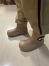 親子可愛(ài)卡通兒童雨鞋雨靴外穿個(gè)性防水鞋男童女童學(xué)生防滑大童 棕色 36.5 (適合平時(shí)穿35-36碼) 曬單實(shí)拍圖