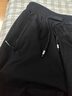 羅蒙（ROMON）休閑褲男春季潮流直筒保暖褲子男百搭運動(dòng)彈力衛褲裝T1053黑XL 曬單實(shí)拍圖