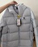 駱駝（CAMEL）戶(hù)外羽絨服秋冬新款高蓬防風(fēng)保暖抗靜電大朵鴨絨面包服七夕禮物 白玉粉，男女同款，A35WR28002 M 曬單實(shí)拍圖