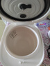 九陽(yáng)小巧容量微壓電飯煲電飯鍋瓷晶陶釜內膽不粘球膽雙NTC感溫3A級好米飯 【杏仁白】 2L 曬單實(shí)拍圖