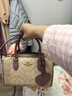 蔻馳（COACH）【品牌直供】女士ROWAN愛(ài)心掛件單肩斜挎手提波士頓包CDB21 曬單實(shí)拍圖