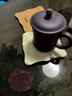 金鑲玉 宜興紫砂杯泡茶杯茶具辦公杯手工原礦紫泥水杯竹韻杯450ml 曬單實(shí)拍圖