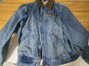 馬登工裝美式復古牛仔底特律夾克男vintage水洗做舊春季短款男士外套 水洗藍 M 曬單實(shí)拍圖