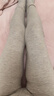 如鉆德絨保暖內衣女加絨加厚羊毛蠶絲發(fā)熱女士保暖內衣秋衣秋褲套裝 卡其【羊毛+蠶絲】 L 【115-130斤】 曬單實(shí)拍圖