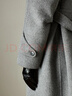 初語(yǔ)羊毛大衣女2025冬季新款復古中長(cháng)款雙領(lǐng)型寬松百搭雙面呢外套 麻灰色 M 曬單實(shí)拍圖