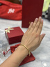 周六福（ZLF）  黃金手鐲女款足金999光面金鐲子手飾金耀鐲 計價(jià) 16.63g 曬單實(shí)拍圖