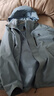 駱駝（CAMEL）三防沖鋒衣戶(hù)外登山服防風(fēng)防水防污三合一運動(dòng)外套 AD12263514X，抓絨內膽霧灰藍男 XL 曬單實(shí)拍圖