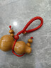 普陀山桃木護身符男女士葫蘆朱砂手機鏈吊墜護身符車(chē)鑰匙掛件平安 老桃木【福祿&葫蘆鑰匙扣】 曬單實(shí)拍圖