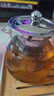 京東京造 茶壺 耐高溫玻璃泡茶煮茶具飄逸杯電陶爐燒水壺650ml 曬單實(shí)拍圖
