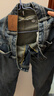 JEEP吉普高端男士牛仔褲男2026春秋新款寬松直筒休閑潮牌闊腿褲子男款 曬單實(shí)拍圖
