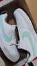 耐克（NIKE）女鞋 2026新款春季COURT BOROUGH復古板鞋耐磨運動(dòng)鞋百搭休閑鞋 清新白綠 38 曬單實(shí)拍圖
