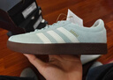 adidas「T頭鞋」VL COURT CLASSIC板鞋德訓鞋男女阿迪達斯輕運動(dòng)   蒸汽綠/漢玉白/金 (推薦女生買(mǎi)小半碼)   36.5 曬單實(shí)拍圖