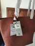 Del Sur/黛蘇托特包女單肩真皮通勤大容量阿根廷進(jìn)口植鞣頭層牛皮 Puna mini小號-堅木棕 曬單實(shí)拍圖