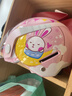 NEVA3C認證兒童頭盔男女孩夏季電動(dòng)車(chē)摩托車(chē)卡通可愛(ài)寶寶安全帽 A類(lèi)新國標淺粉蘿卜兔 曬單實(shí)拍圖
