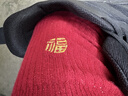 俞兆林（YUZHAOLIN）大紅色本命年襪子女純色棉中筒襪馬年2026屬馬雙針堆堆襪秋冬長(cháng)襪 曬單實(shí)拍圖