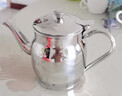 【兩用茶壺】新款不銹鋼茶壺兩用油壺防漏濾網(wǎng)廚房用品 48安【約裝2斤】 【新款】蘋(píng)果茶壺油壺 曬單實(shí)拍圖