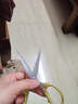 糜嵐（MieLanat）德國進(jìn)口品質(zhì)窗花剪紙專(zhuān)用剪刀家用小號手工裁縫強力辦公復古剪子尖嘴線(xiàn)頭 金色大號不銹鋼小剪 手工 辦公 曬單實(shí)拍圖