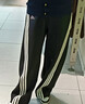 阿迪達斯（adidas）女 運動(dòng)型格系列 S  KN BANANA PN 針織長(cháng)褲 KB8998 黑色  M  曬單實(shí)拍圖