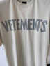 VETEMENTS膠帶宣言 26年新款3M反光工藝休閑短袖t恤輕奢高端檔潮流休閑半袖 黑色 L 曬單實(shí)拍圖