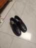 老人頭（laorentou）皮鞋男秋冬季真皮男鞋商務(wù)休閑鞋透氣中老年爸爸鞋軟底舒適皮鞋 四季款-黑色 41 曬單實(shí)拍圖