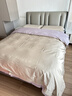 La Torretta床上四件套純棉100% 100支雙股長(cháng)絨棉被套全棉被罩床單1.8/1.5米床 咖紫 曬單實(shí)拍圖