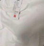名創(chuàng  )優(yōu)品（MINISO）長(cháng)袖t恤男純棉百搭2025新款春秋季青少年基礎款打底衫 白 XL 曬單實(shí)拍圖