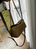 CinvaiKrose小c&k包包女包高級感鏈條包包女士2026新款單肩斜挎包時(shí)尚女包 棕色 曬單實(shí)拍圖